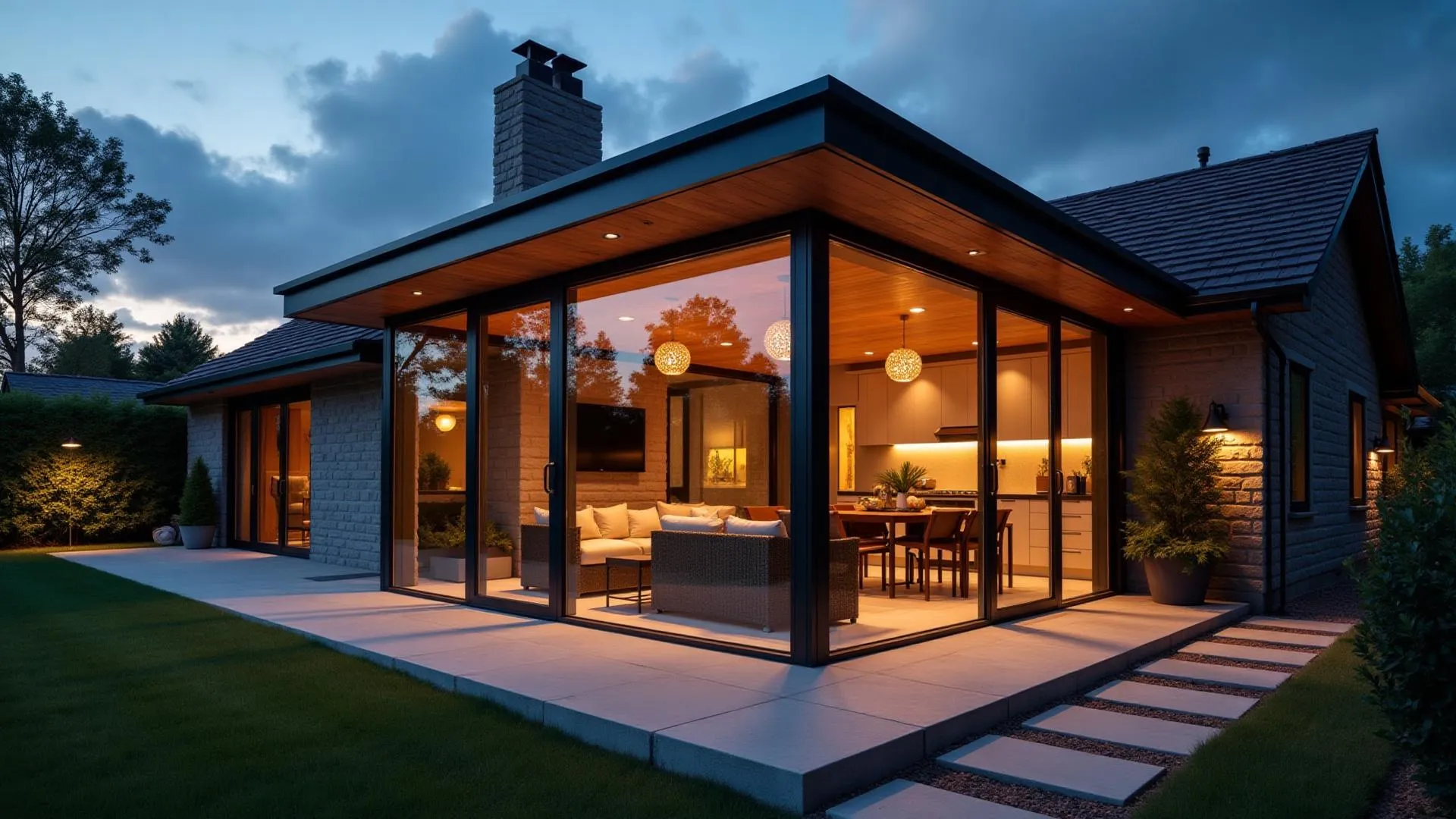 Retractable screen enclosure on a Jacksonville, FL patio
